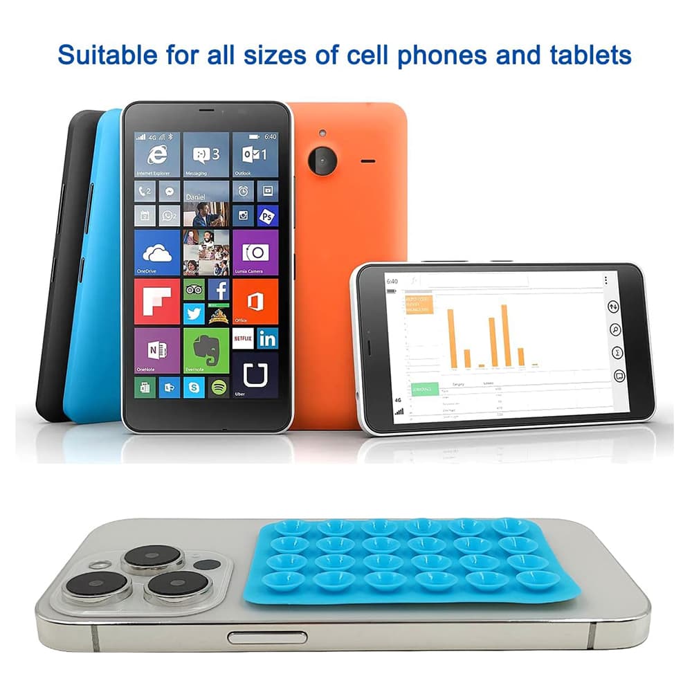 Techsuit SE-PAD držák telefonu přísavka selfie silikon Bleu - náhled 2