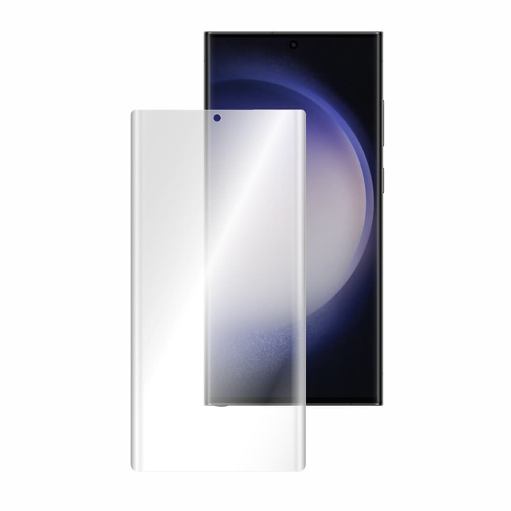 Ochrana displeje Premium Classic 2 ks Samsung Galaxy S23 Ultra čirá - náhled 2