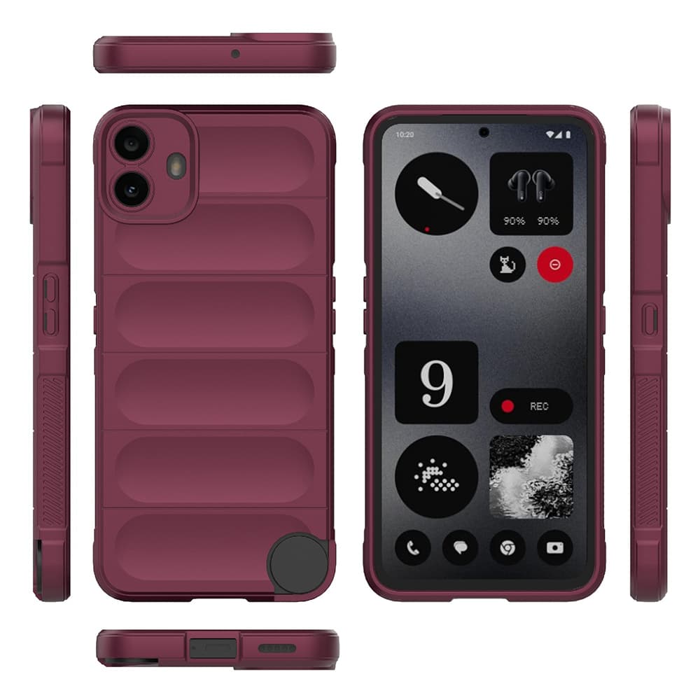 Techsuit Magic Shield Nothing CMF Phone 1 Bordeauxová - náhled 2