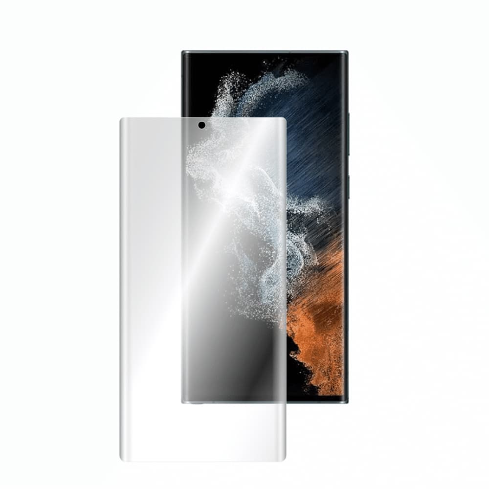 Ochrana Smart Premium Classic (2 ks) Samsung Galaxy S22 Ultra 5G čirá - náhled 2