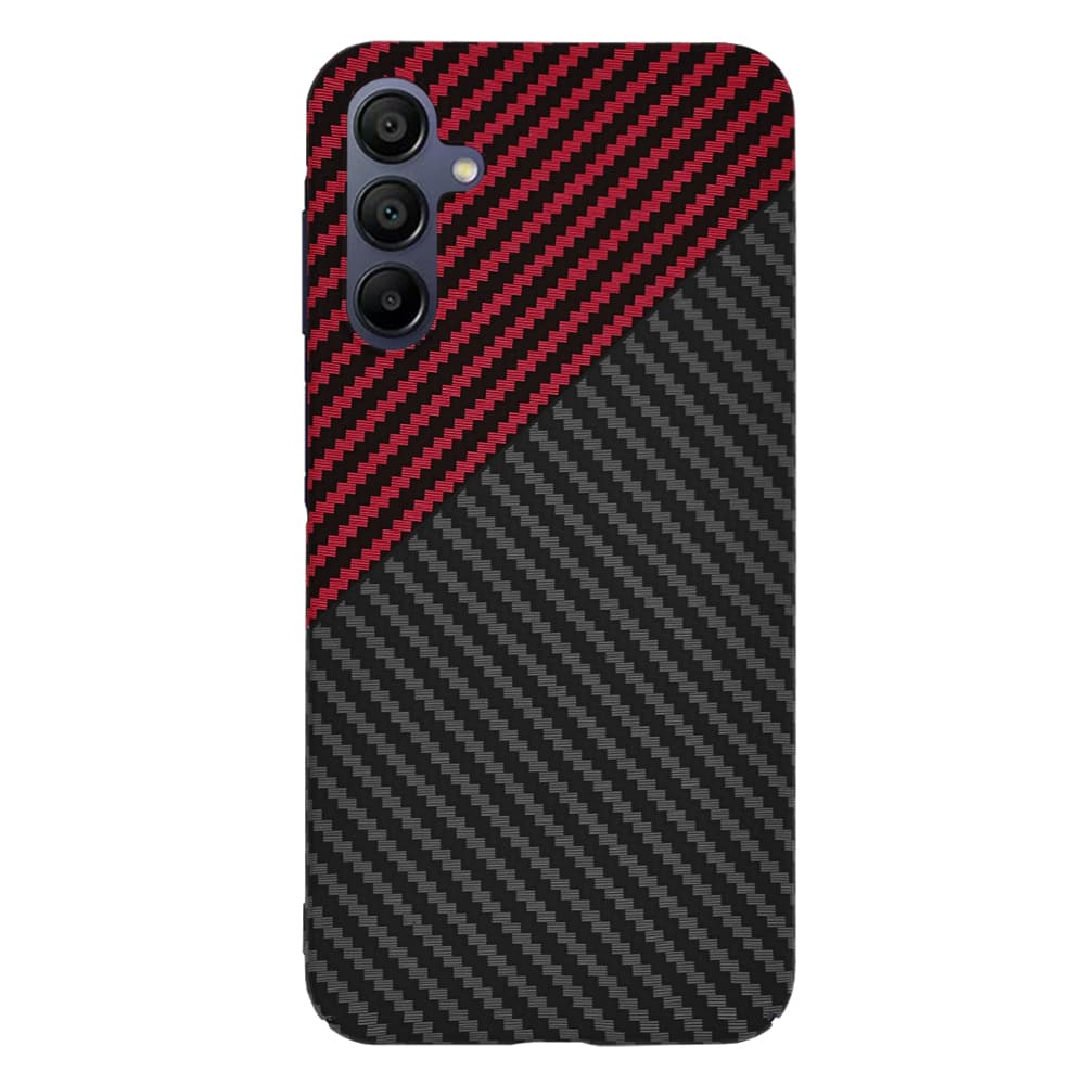 Techsuit Carbonite FiberShell Samsung A15 4G 5G RedVortex - náhled 2