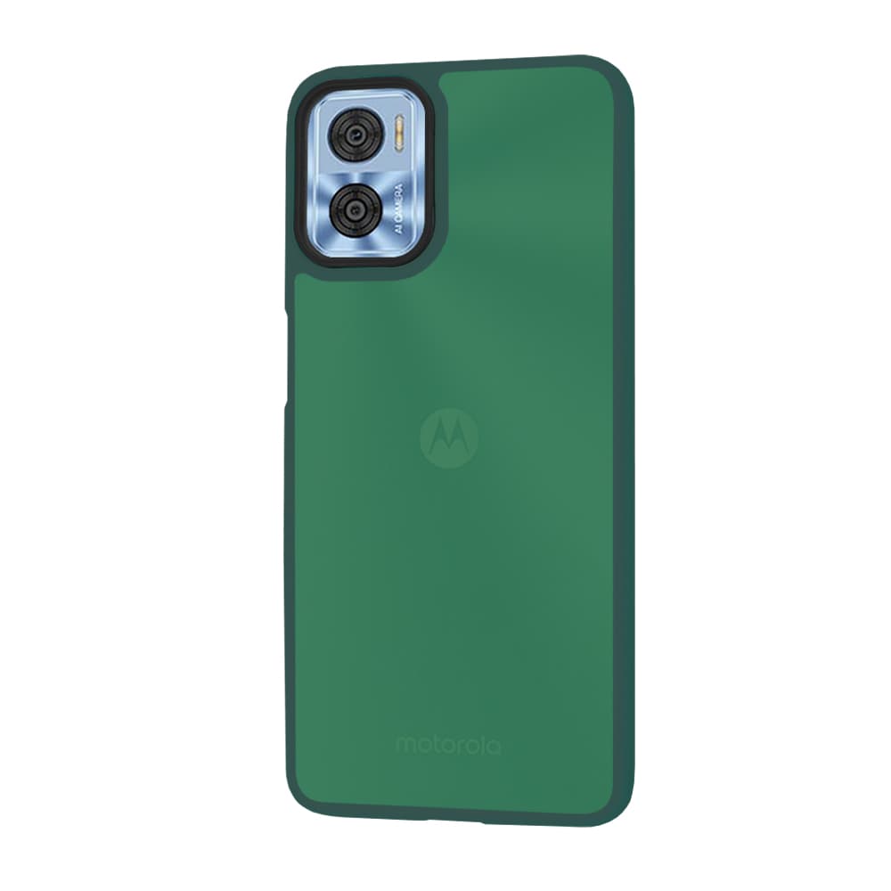 Techsuit HaloFrost Series Motorola Moto E22 Midnight Green - náhled 2