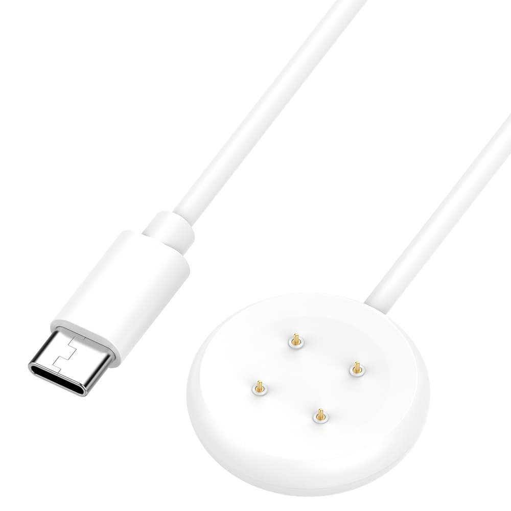 Techsuit bezdrátový nabíjecí kabel THC5 pro Google Pixel Watch 3 2 Fitbit Ace LTE Type-C bílý - náhled 2