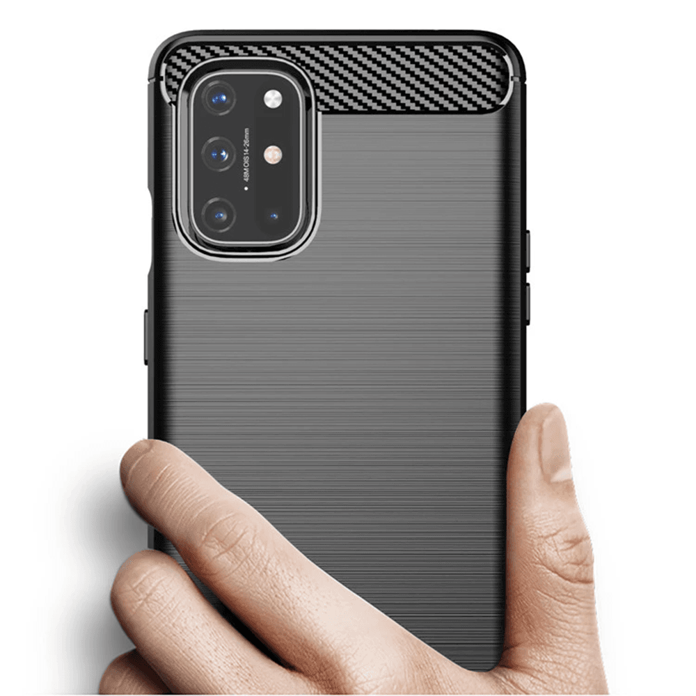 TechSuit Carbon Silicone OnePlus 8T Černá - náhled 2
