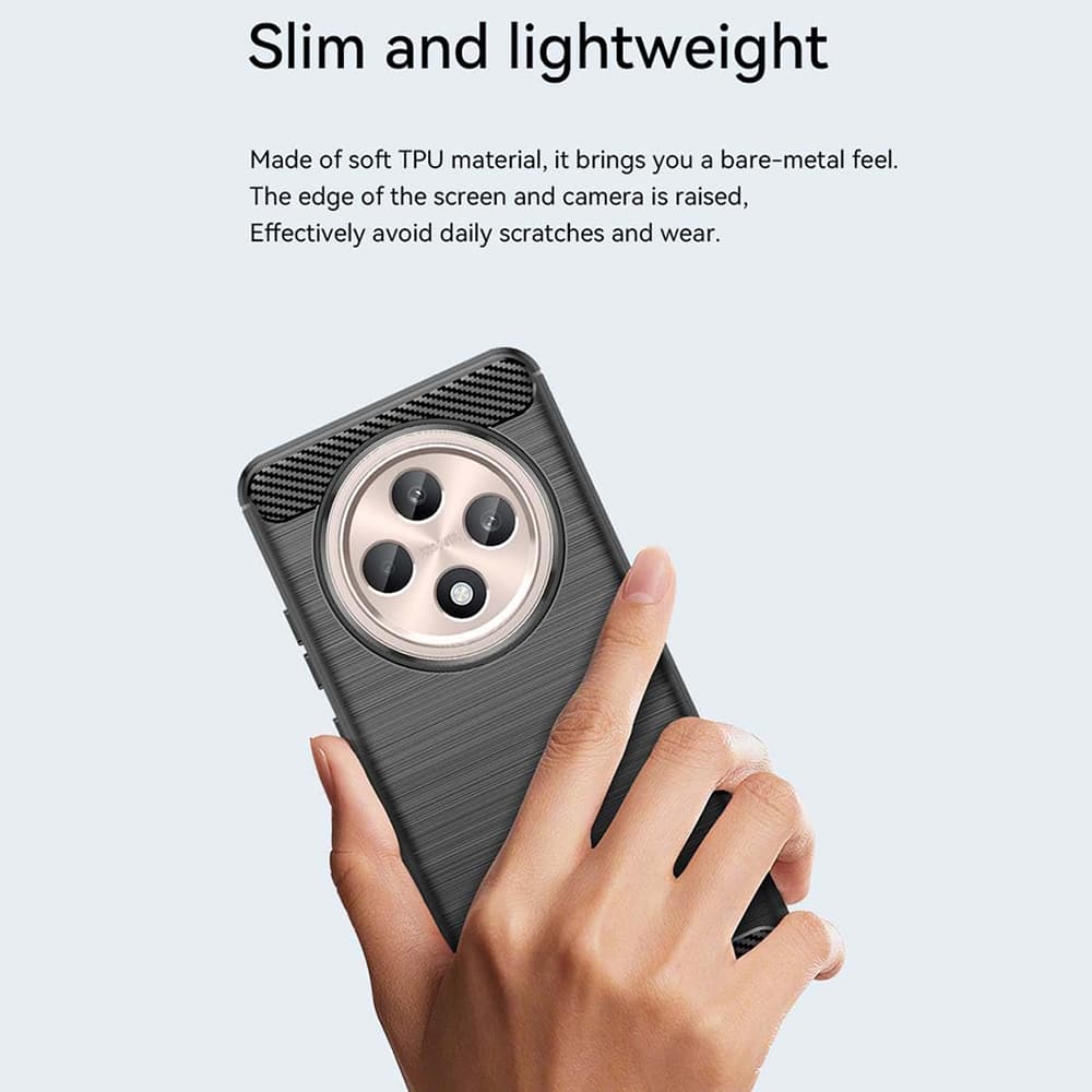 Techsuit silikonové pouzdro pro Oppo Reno12 F Reno12 FS černé - náhled 2