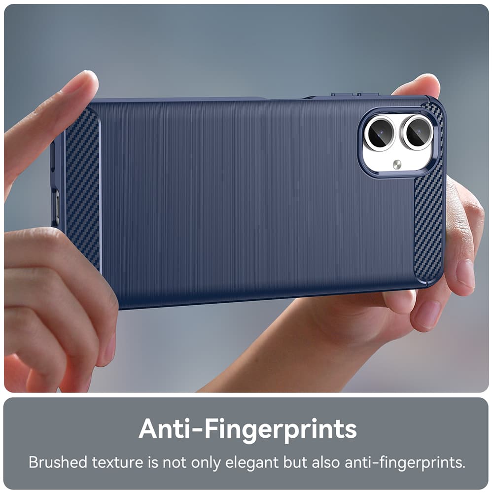 Techsuit Carbon Silicone pro Samsung Galaxy A06 modrá - náhled 2
