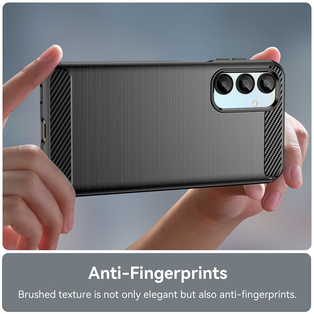 Techsuit Carbon Silicone pro Samsung Galaxy A16 4G A16 5G černá - náhled 2