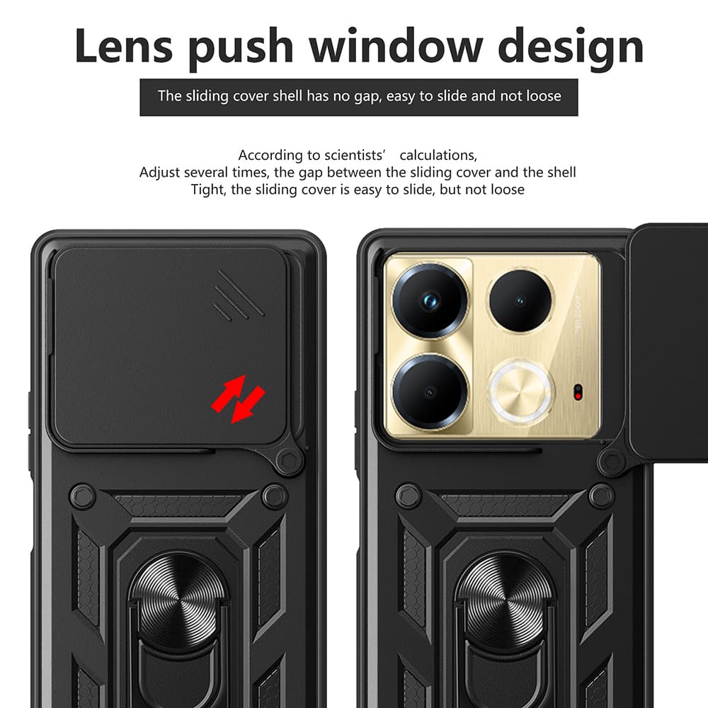 Techsuit CamShield Series pouzdro pro Infinix Note 40 černé - náhled 2
