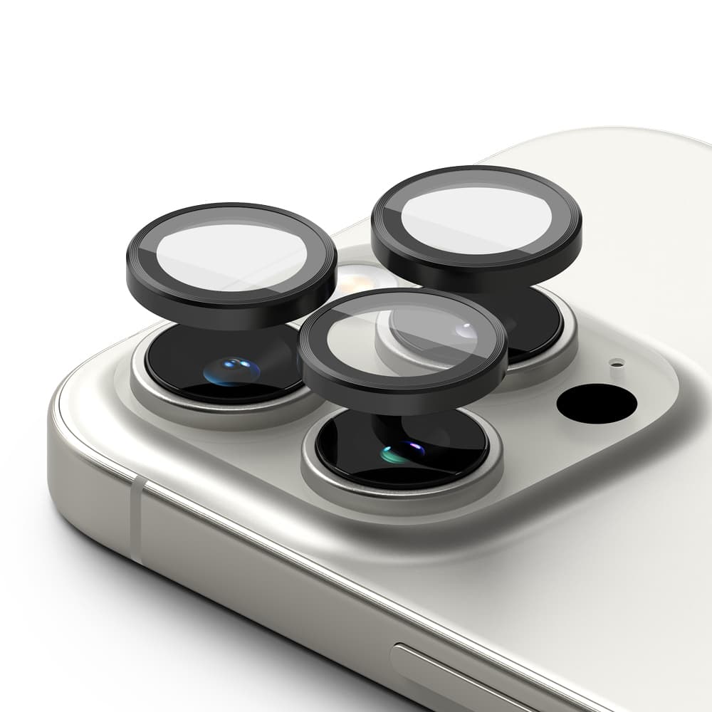 Ringke Camera Lens Frame Glass (2 ks) iPhone 16 Pro/Pro Max černá - náhled 2
