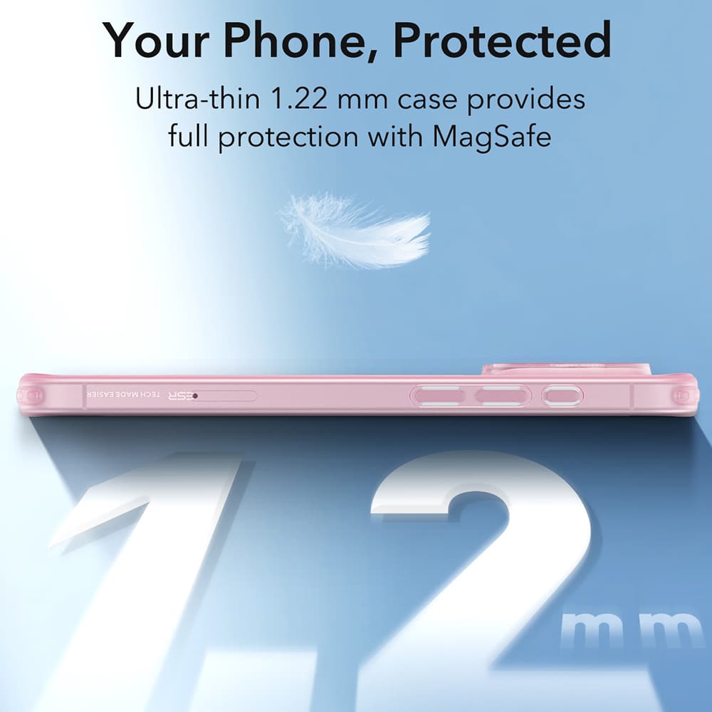 ESR Zero HaloLock pro iPhone 16 Pro Max v matné růžové - náhled 2