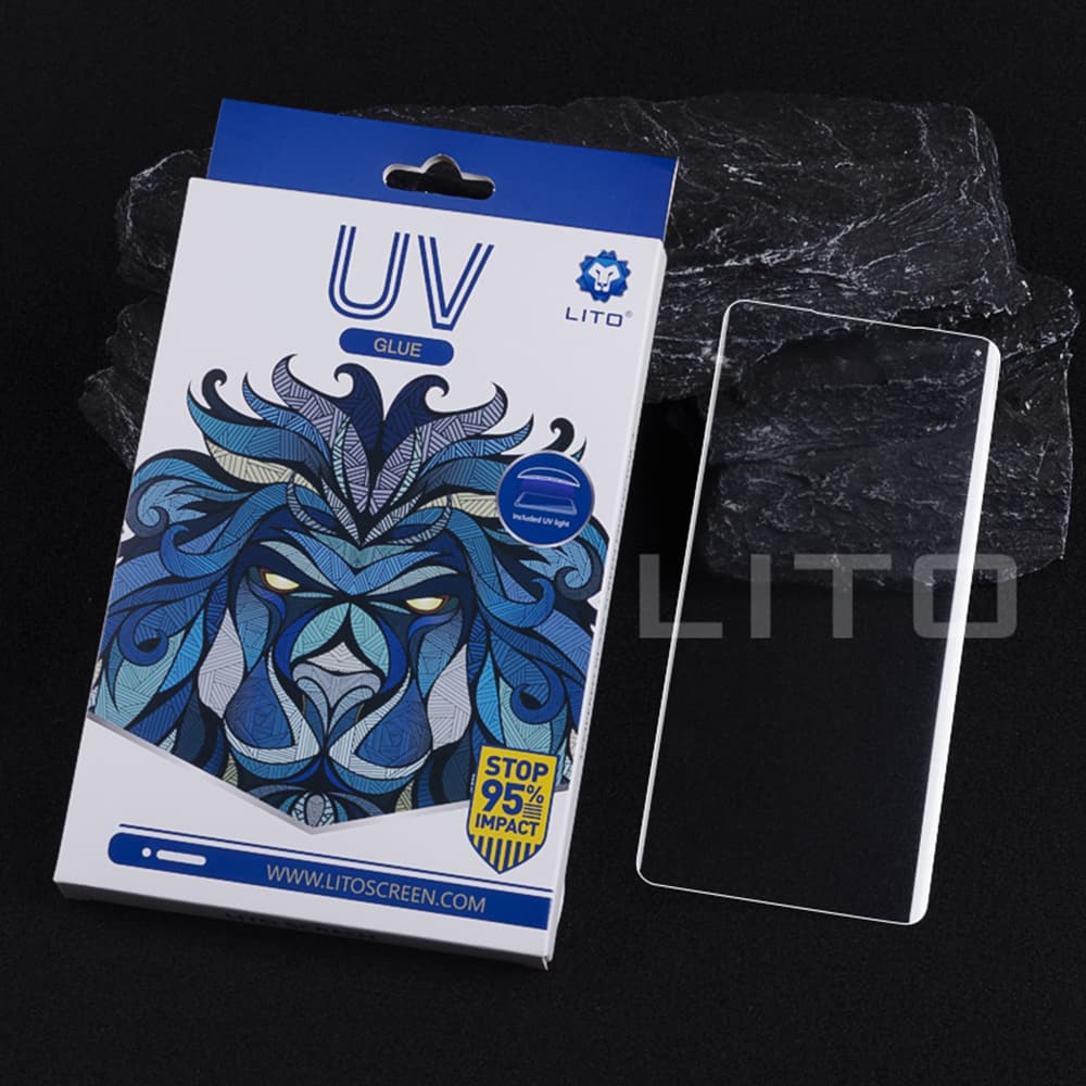 Lito 3D UV Sklo Samsung Galaxy Note 10 Plus 4G 5G Průhledné - náhled 2