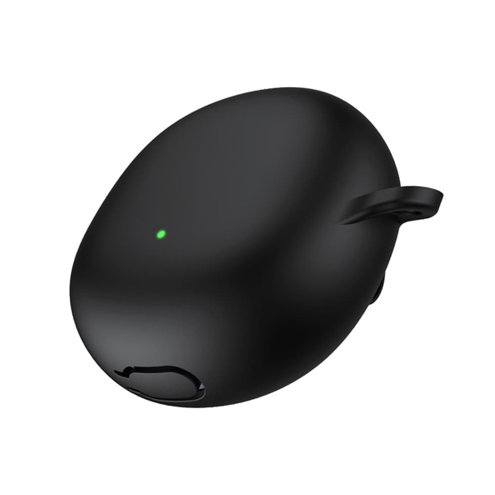 Techsuit silikonové pouzdro pro Oppo Enco Air3 hladký ultratenký materiál černá - náhled 2