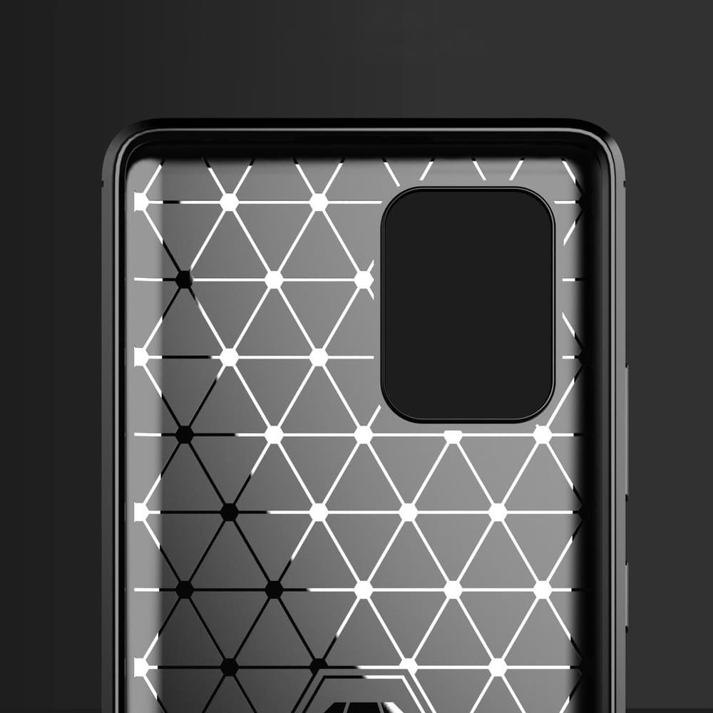 Techsuit Karbon Silikon Samsung Galaxy S10 Lite Černý - náhled 2