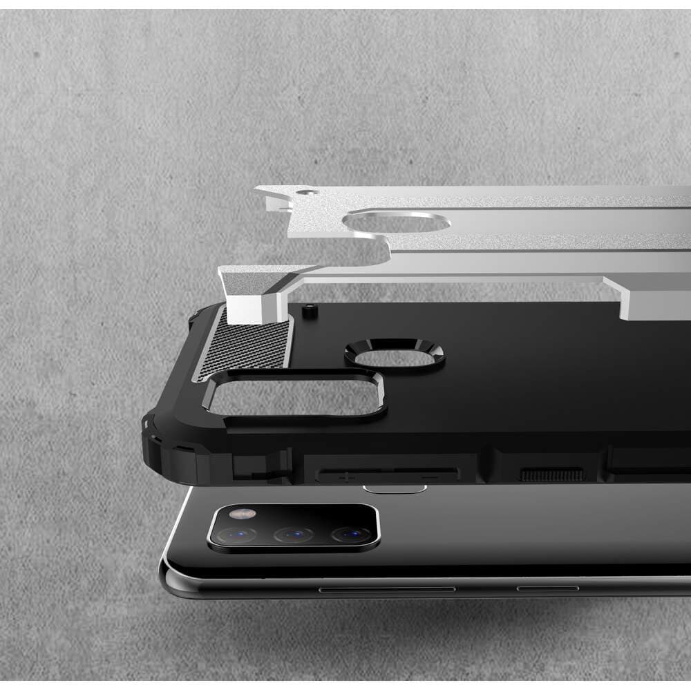 Techsuit Hybridní pouzdro Samsung Galaxy A21s Černá - náhled 2