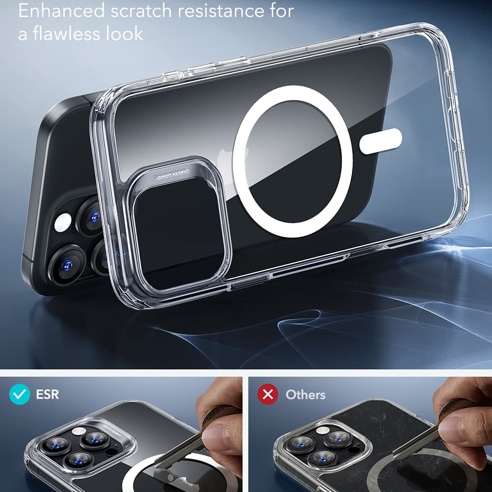 ESR Klasický Hybridní HaloLock iPhone 16 Pro Max Průhledný - náhled 2