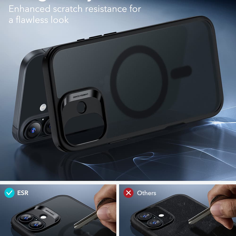 ESR Classic Hybrid HaloLock iPhone 16 Matná Černá - náhled 2