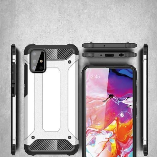 Techsuit Hybridní brnění Samsung Galaxy A71 4G Černá - náhled 2