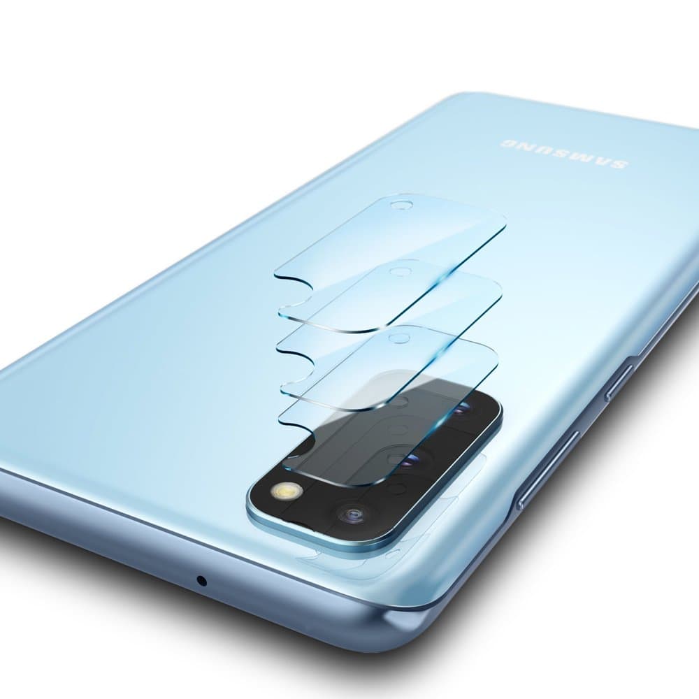 Ringke IDGL Sklo kamery 3ks Samsung Galaxy S20 4G 5G Čiré - náhled 2