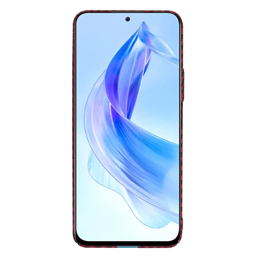 Techsuit Carbonite FiberShell kryt Honor 90 Lite červený - náhled 2