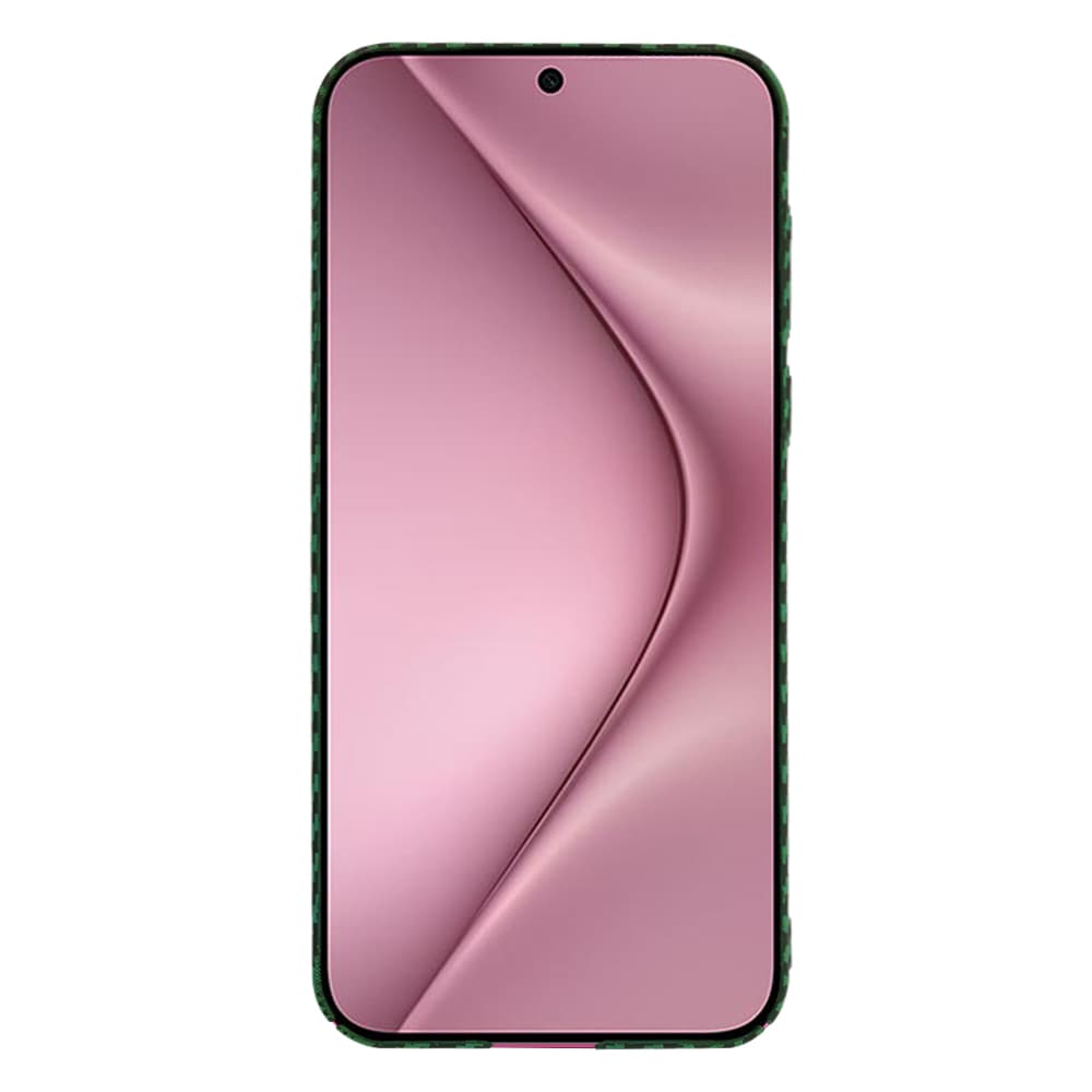 Techsuit Carbonite FiberShell kryt na Huawei Pura 70 zelený - náhled 2