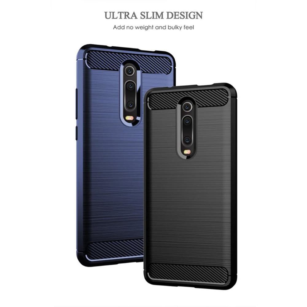 Techsuit Carbon Silicone pro Xiaomi Mi 9T Mi 9T Pro Redmi K20 Redmi K20 Pro černá - náhled 2