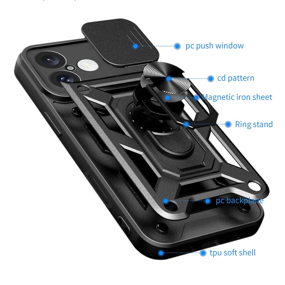 Techsuit řada CamShield iPhone 16 Zelený - náhled 2
