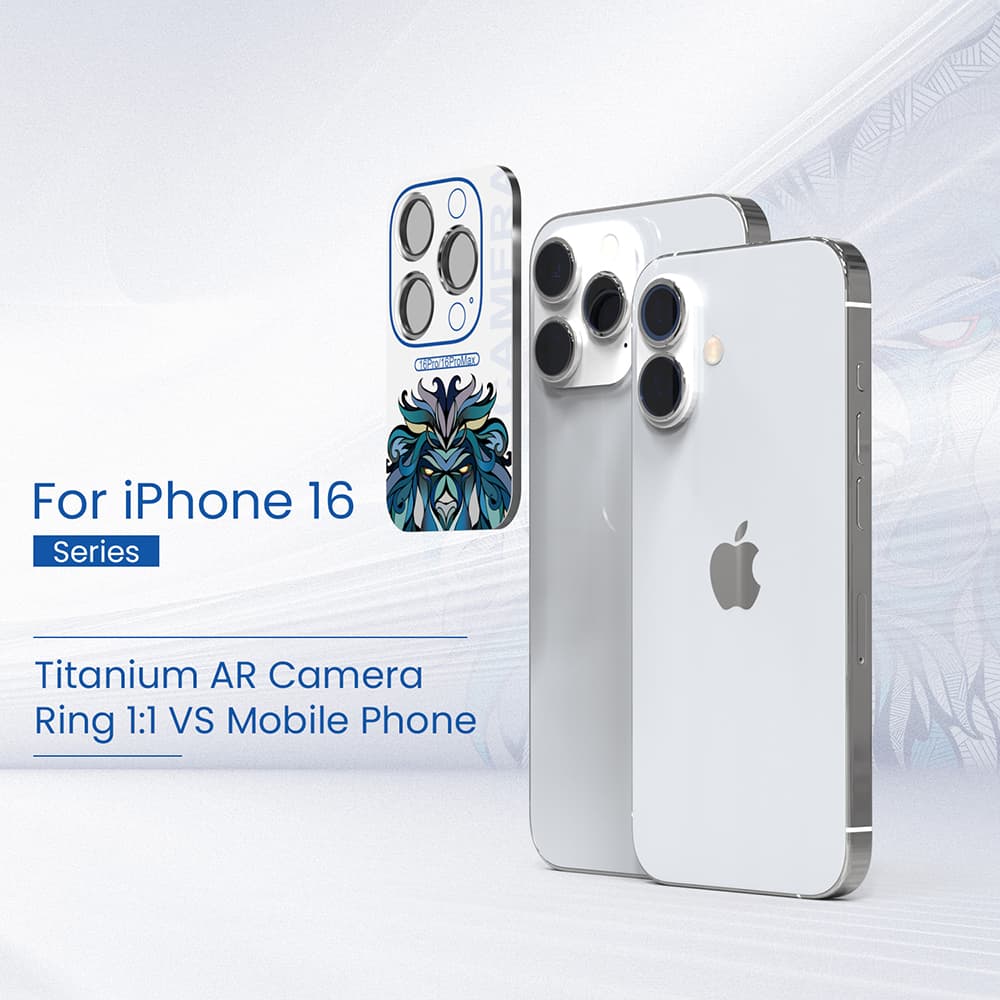 Lito S+ ochranné sklo na fotoaparát iPhone 16 Pro iPhone 16 Pro Max černé - náhled 2