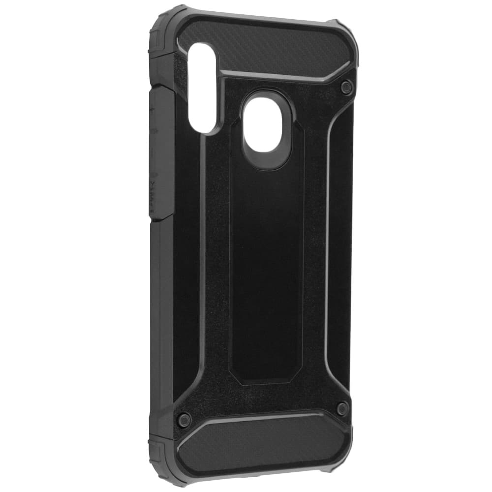 Techsuit Hybridní Pouzdro Samsung Galaxy A20e Černý - náhled 2