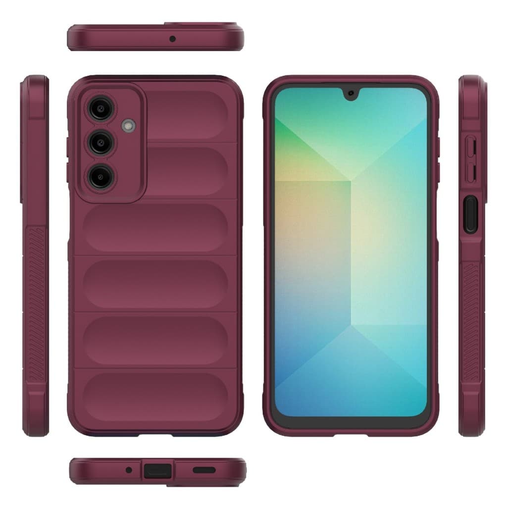 Techsuit Magic Shield pro Samsung Galaxy A16 4G A16 5G v barvě bordó - náhled 2