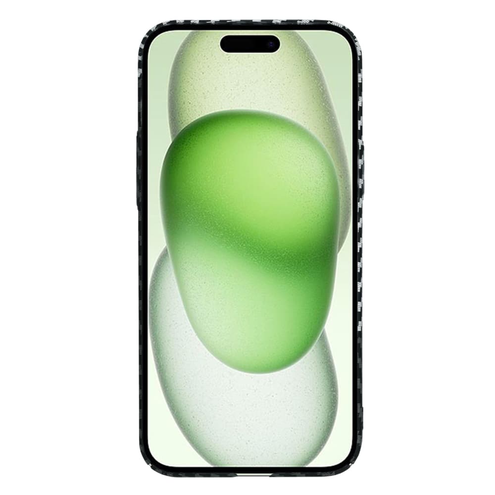 Techsuit Carbonite FiberShell pro iPhone 15 Plus v šedé barvě - náhled 2