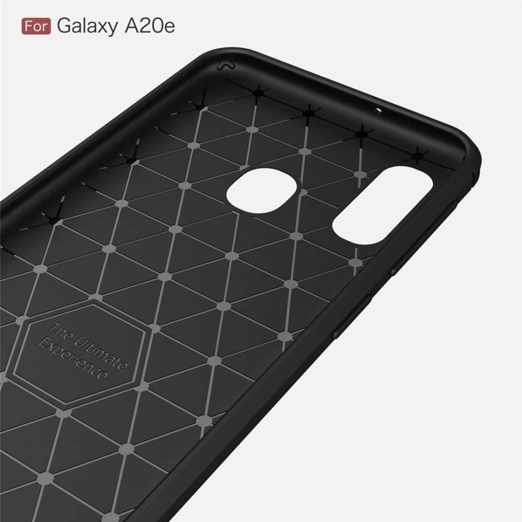 Techsuit Karbon Silikon Samsung Galaxy A20e Černý - náhled 2