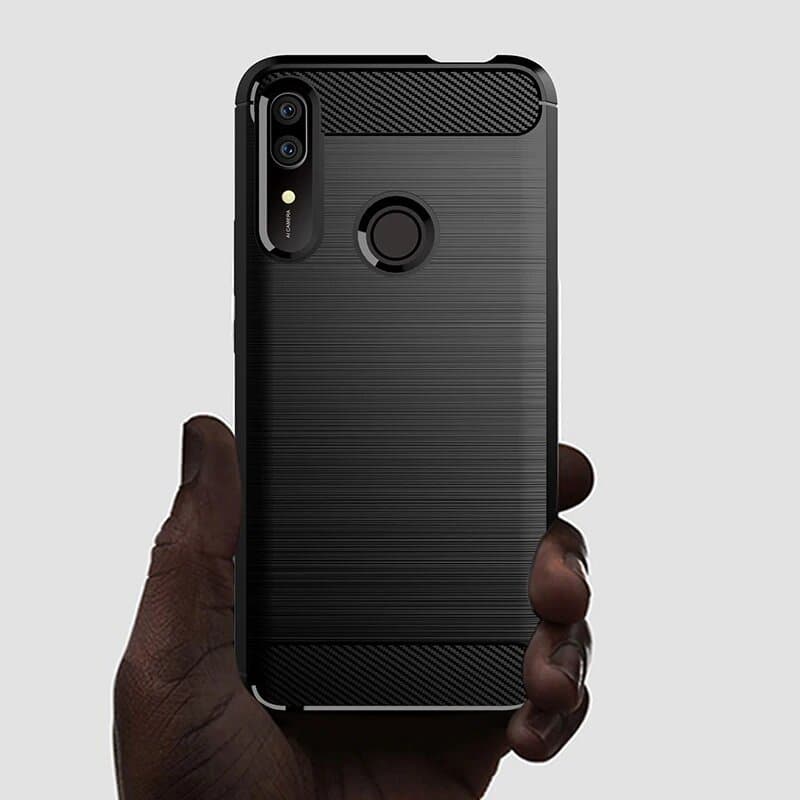 Techsuit Karbon Silikon Huawei P Smart Z Černý - náhled 2