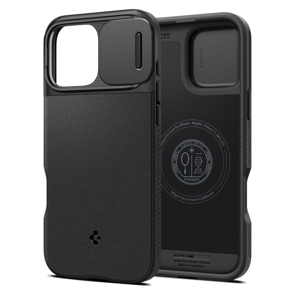 Spigen Optik Armor MagSafe pro iPhone 16 Pro Max černý - náhled 2