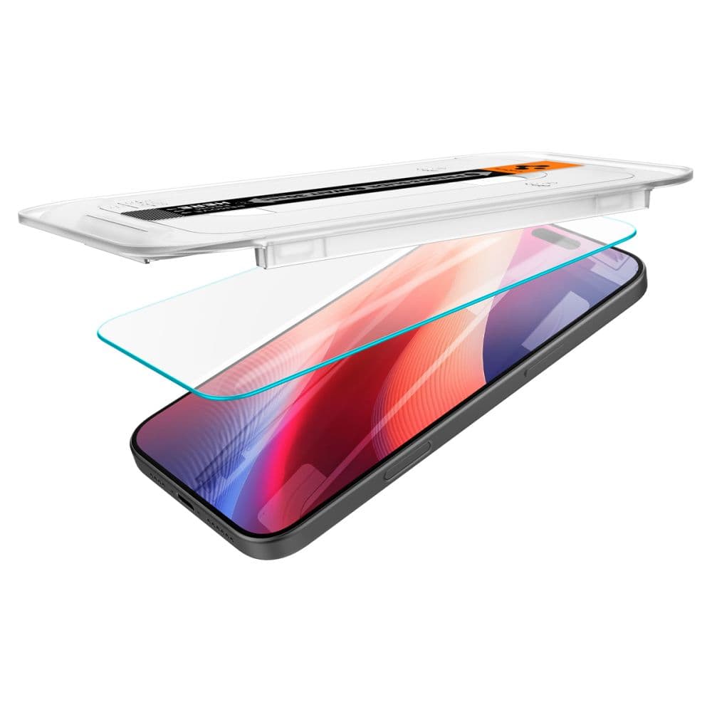 Spigen Glas.tR EZ-FIT (2 ks) iPhone 16 Pro Max iPhone 17 Pro Max průhledný - náhled 2