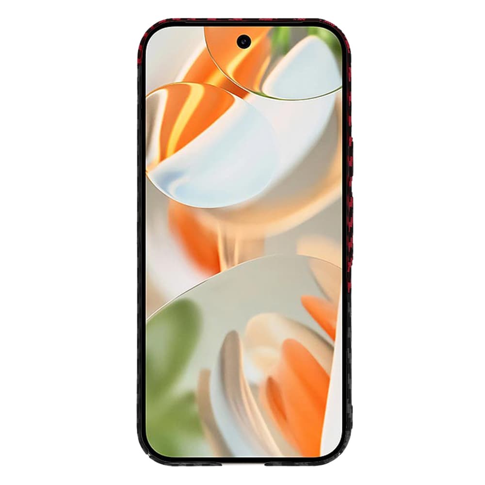 Kryt Techsuit Carbonite FiberShell pro Pixel 9 Pro RedVortex - náhled 2