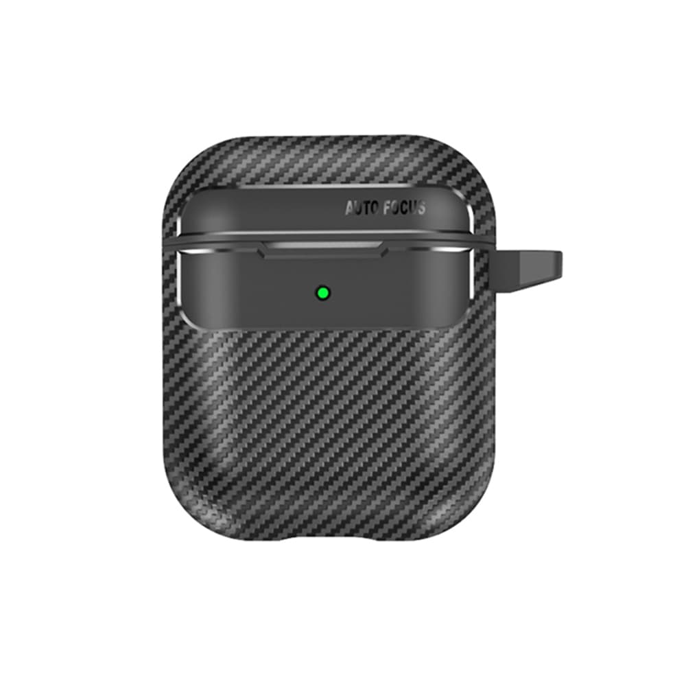 Techsuit CarbonFiber pro AirPods 1/2 černá - náhled 2