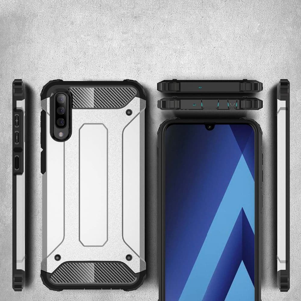 Techsuit Hybridní brnění Samsung Galaxy A70 A70s Černá - náhled 2