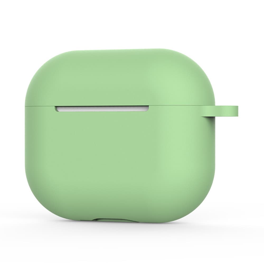 Techsuit silikonové pouzdro pro AirPods 4 hladký ultratenký materiál mátově zelená - náhled 2