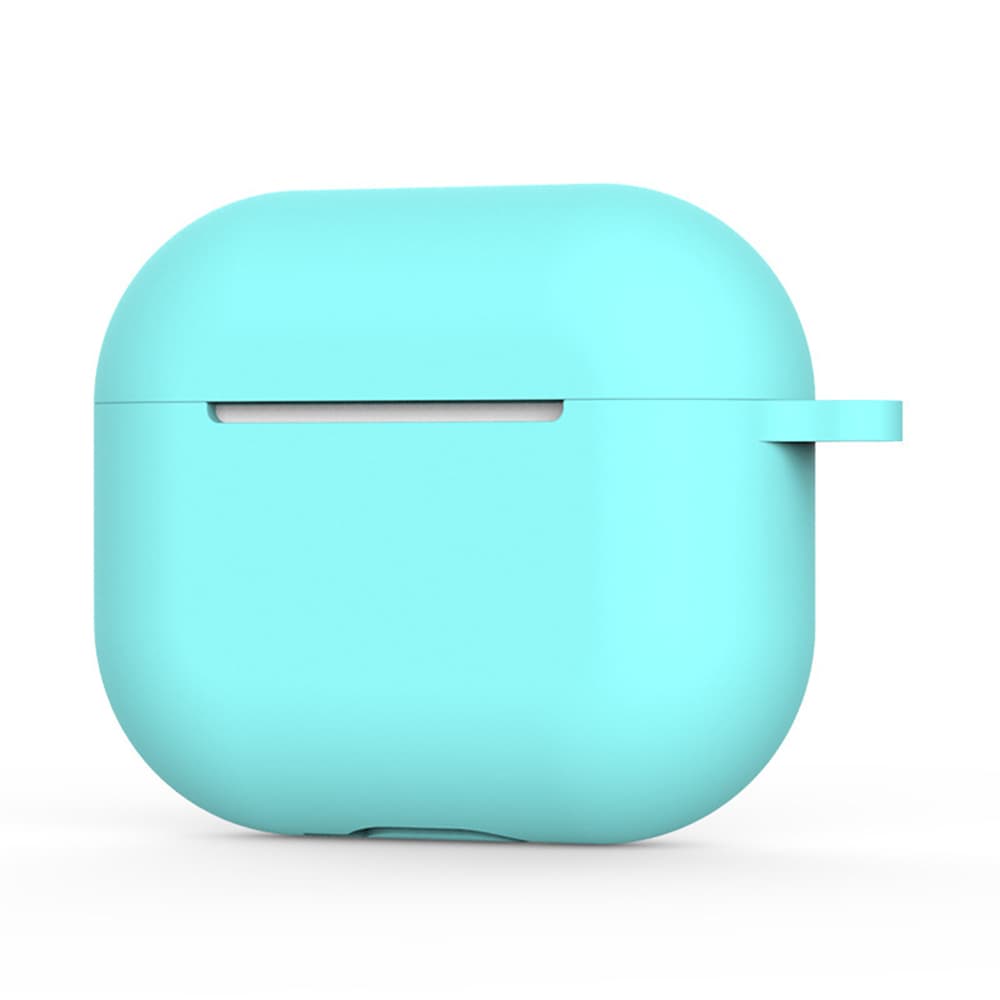Techsuit silikonové pouzdro pro AirPods 4 hladký ultratenký materiál tyrkysová - náhled 2