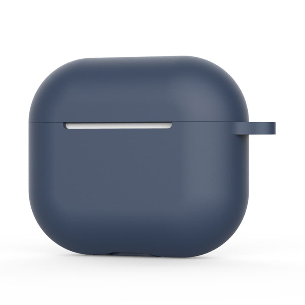 Techsuit silikonové pouzdro pro AirPods 4 hladký ultratenký materiál námořnická modrá - náhled 2