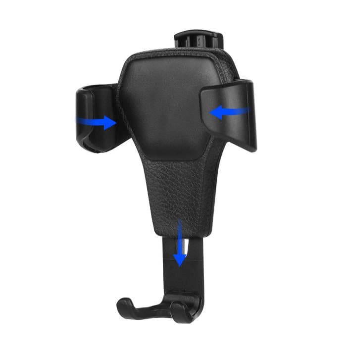 Techsuit Držák do auta H01 Gravitační úchyt do ventilace Černý - náhled 2