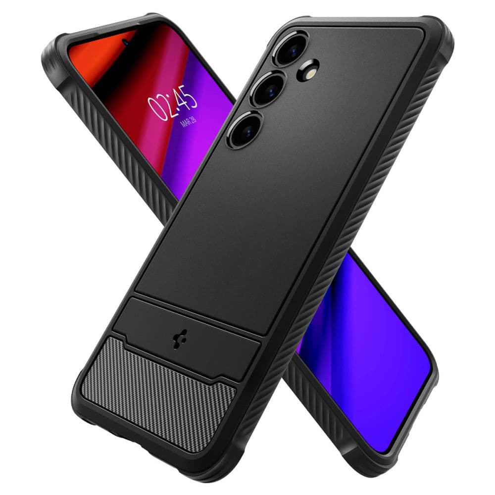 Pouzdro Spigen Rugged Armor pro Samsung Galaxy S24 FE matná černá - náhled 2