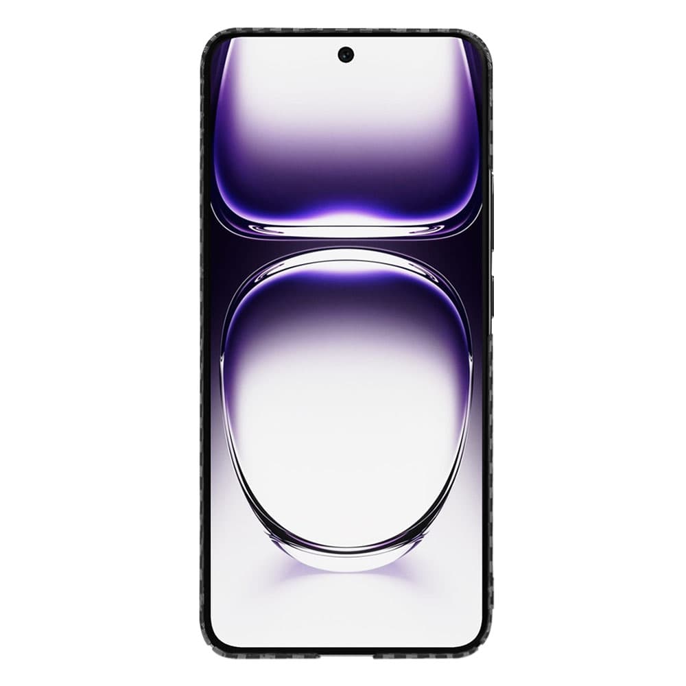 Techsuit Karbonový kryt Oppo Reno12 Černý - náhled 2