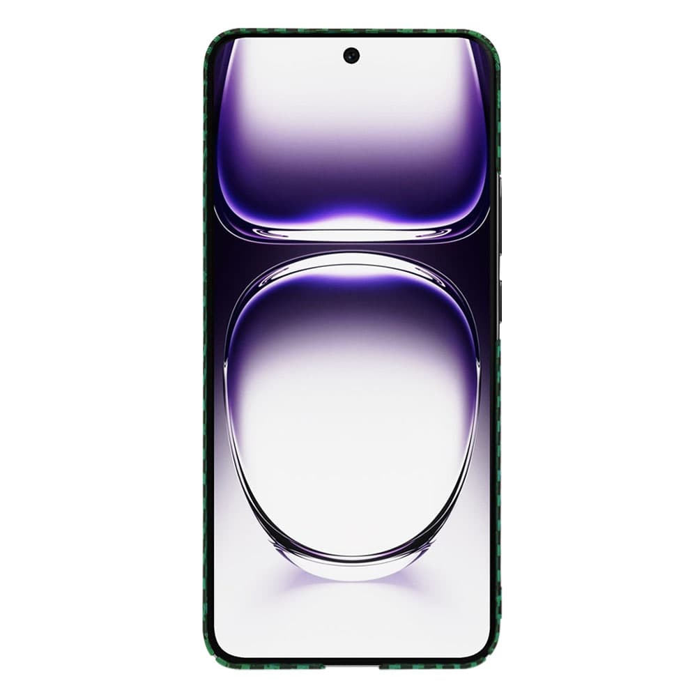Techsuit Carbonite FiberShell pouzdro Oppo Reno12 zelené - náhled 2