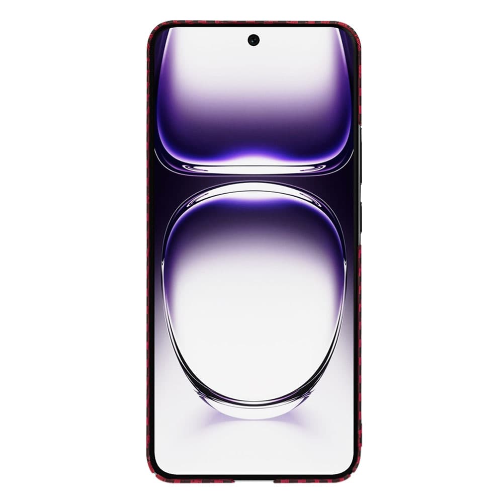 Techsuit Carbonite FiberShell pouzdro Oppo Reno12 Red - náhled 2