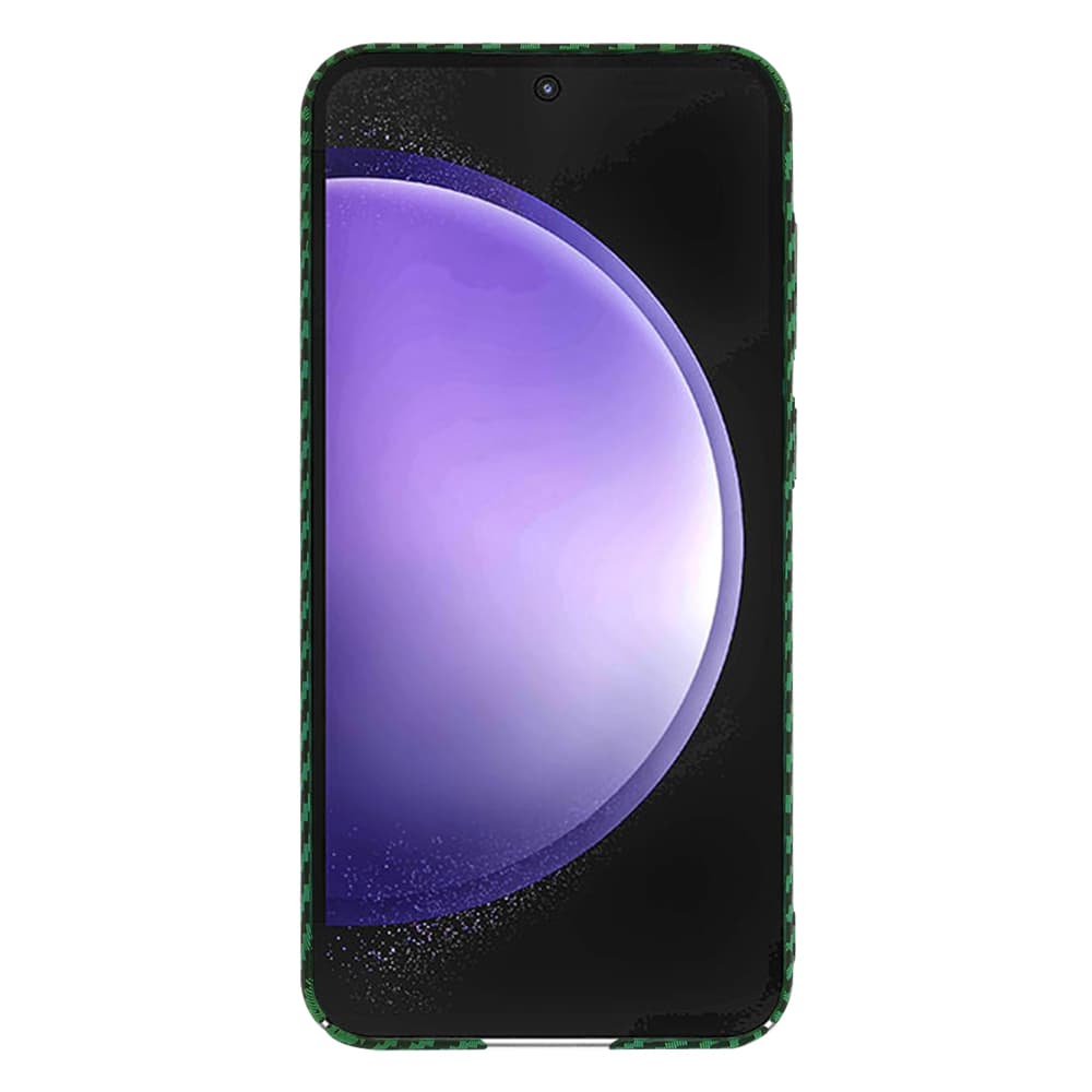 Techsuit Carbonite FiberShell Samsung Galaxy S23 FE Green - náhled 2