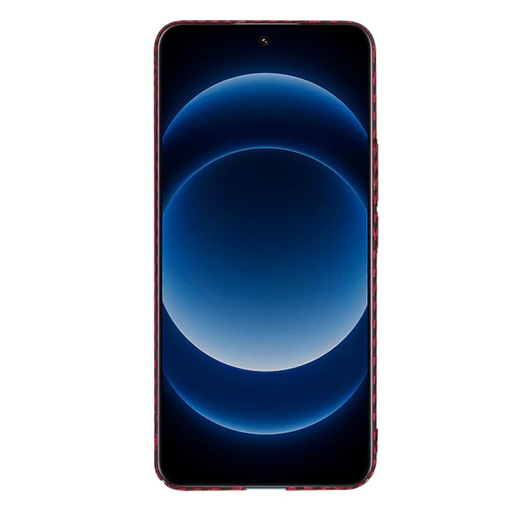 Techsuit Carbonite FiberShell pro Xiaomi 14 Ultra Červený - náhled 2