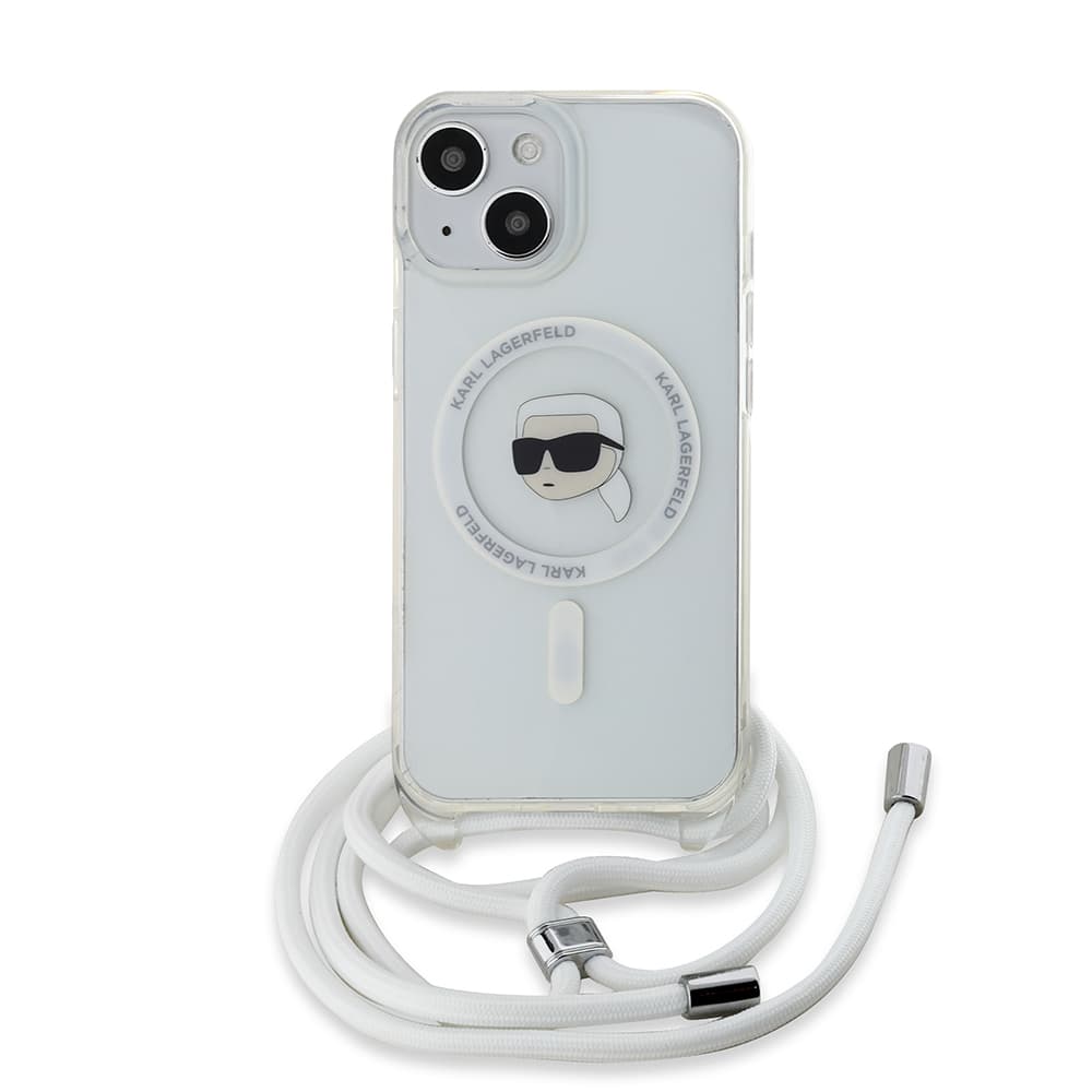 Karl Lagerfeld IML Crossbody MagSafe iPhone 15 Karl Head hnědá - náhled 2
