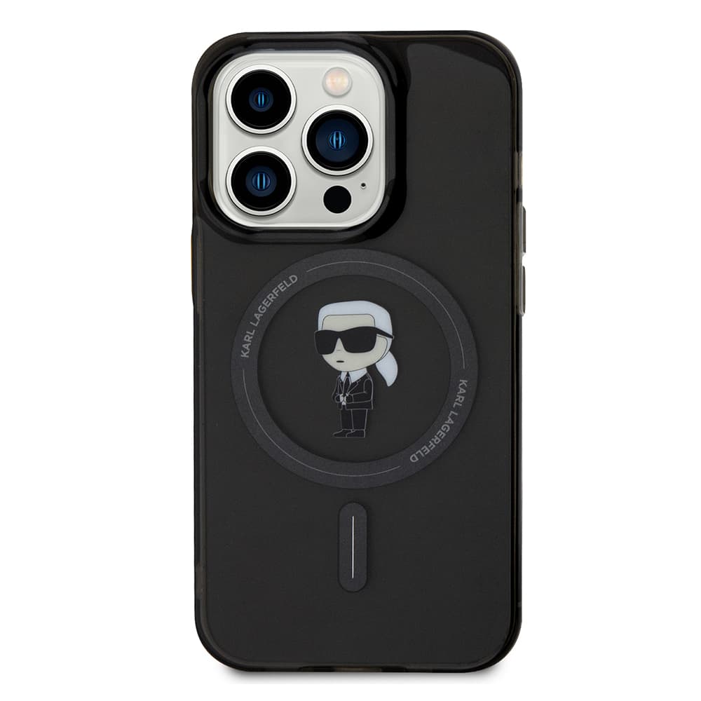 Karl Lagerfeld IML MagSafe iPhone 14 Pro Max Ikonik černá - náhled 2