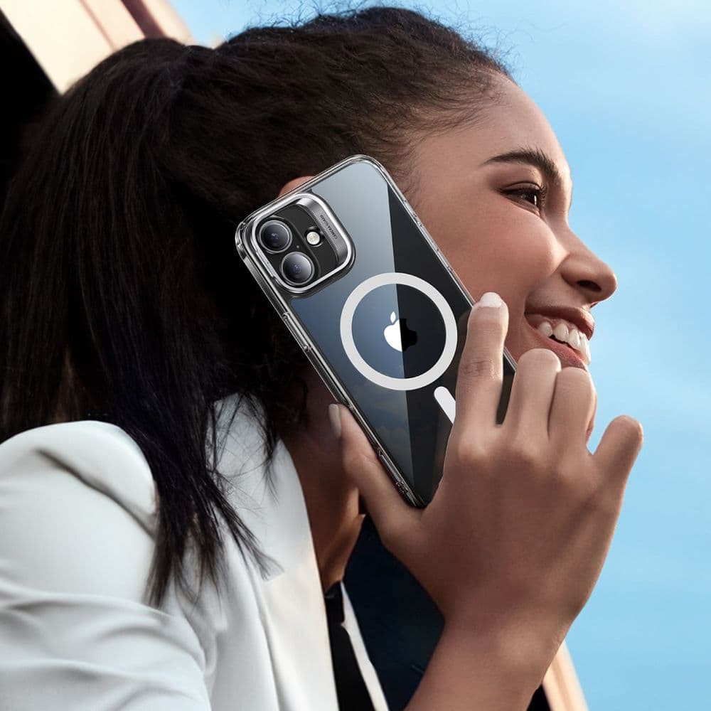 ESR Classic Hybrid HaloLock Kickstand + Tvrzené sklo iPhone 16 Plus čirý - náhled 2